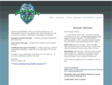 Tablet Screenshot of massage911.com